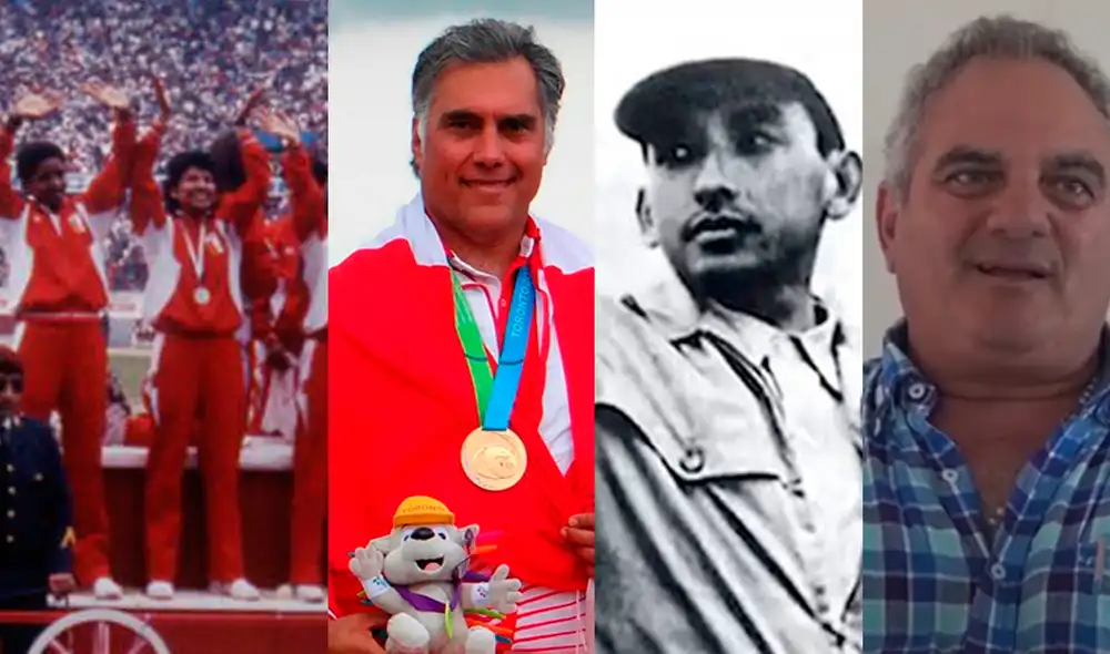 El equipo de voleibol 1988, Francisco Boza, Edwin Vásquez y Juan Giha son los medallistas peruanos en la historia de los Juegos Olímpicos. Foto: Composición La República
