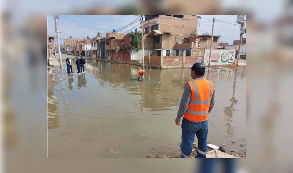 Los aniegos de aguas servidas se registran en diferentes sectores de Chiclayo. Foto: La República