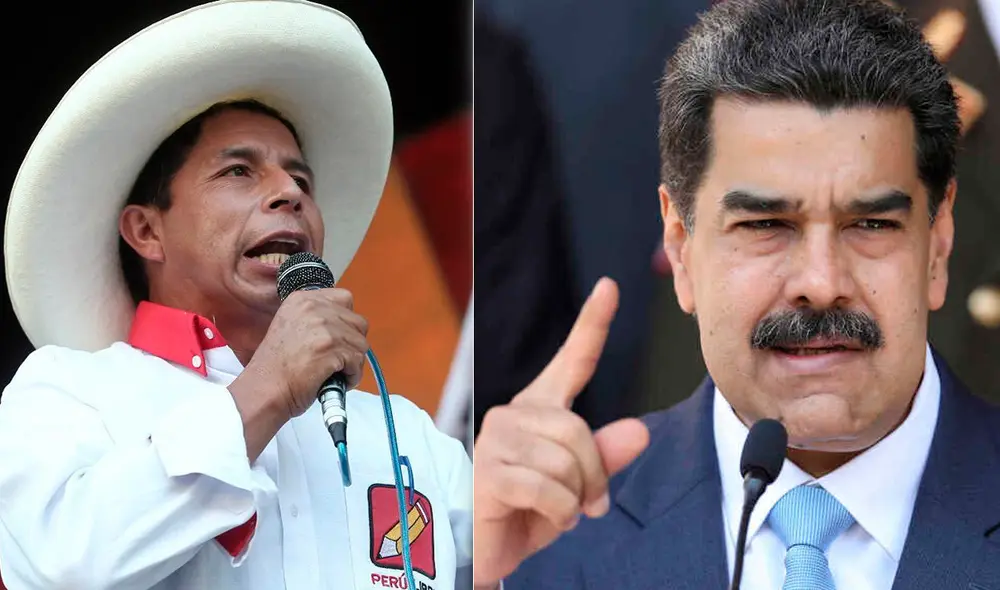 Nicolás Maduro felicitó a Pedro Castillo. Foto: composición/LR/EFE