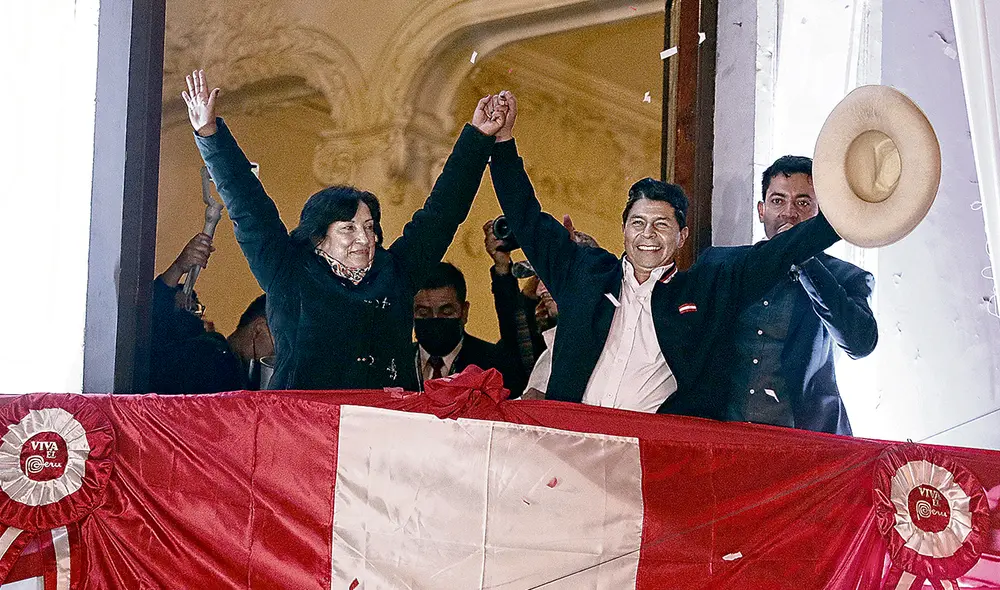 Pedro Castillo obtuvo el 51% de los votos en la segunda vuelta. Ganó con una corta diferencia gracias al apoyo obtenido en zonas rurales. Ahora debe garantizar estabilidad. Foto: EFE
