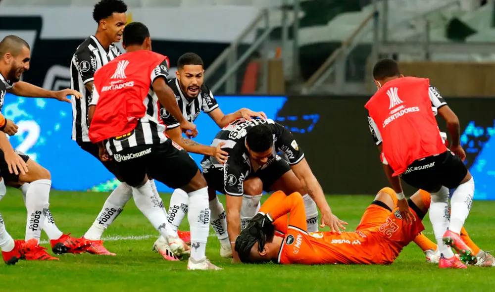 Atlético Mineiro superó a Boca Juniors y clasificó a los cuartos de final de la Copa Libertadores 2021. Foto: AFP
