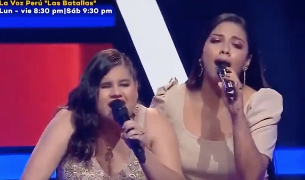 Las participantes interpretaron el tema de Eva Ayllón "El mal paso". Foto: captura/Latina