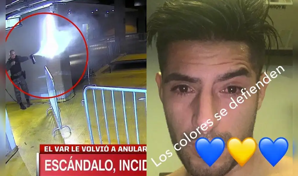 Los enfrentamientos se registraron en la zona de vestuario luego de finalizar el partido. Fuente: captura ESPN e instagram de Carlos Zambrano. Los enfrentamientos se registraron en la zona de vestuario luego de finalizar el partido. Fuente: captura ESPN e instagram de Carlos Zambrano.