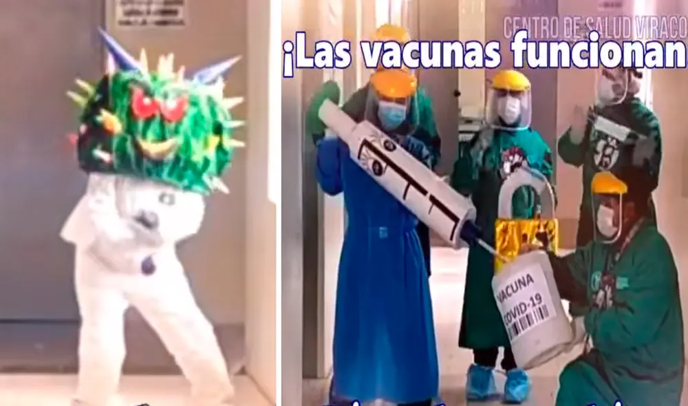 Usuarios de Facebook resaltaron el entusiasmo de los médicos y enfermeras en Castilla. Foto: Micro Red de Salud Viraco