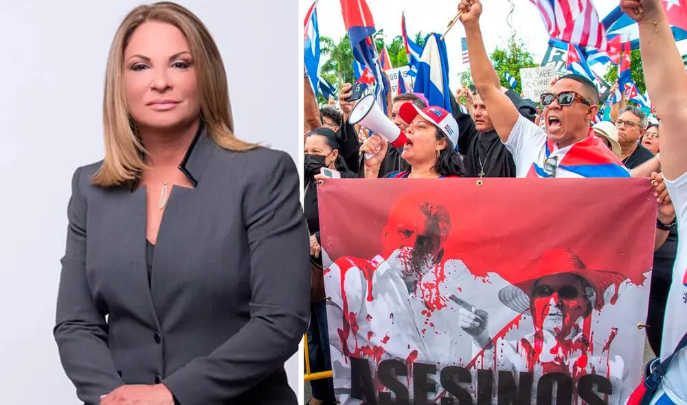 Ana María Polo dijo sentirse devastada y triste por las protestas y agradeció a quienes se han sumado a la causa. Foto: composición LR Ana María Polo dijo sentirse devastada y triste por las protestas y agradeció a quienes se han sumado a la causa. Foto: composición LR