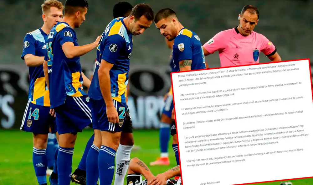Boca Juniors denunció que fueron perjudicados. Foto: EFE Boca Juniors denunció que fueron perjudicados. Foto: EFE