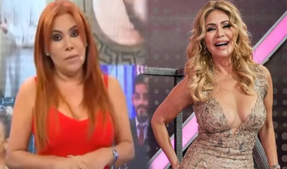 Magaly Medina cuestionó a la producción de Reinas del show. Foto. composición captura ATV/Gisela Valcárcel/Instagram Magaly Medina cuestionó a la producción de Reinas del show. Foto. composición captura ATV/Gisela Valcárcel/Instagram