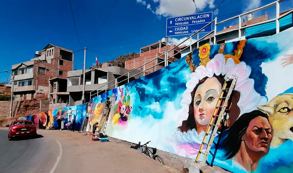 Obra artística será entregada días antes del 28 de julio. Foto: LoVeo.com