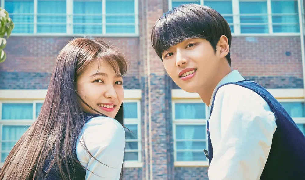 Yeri y Hongseok en imagen promocional de Blue birthday. Foto: Playlist