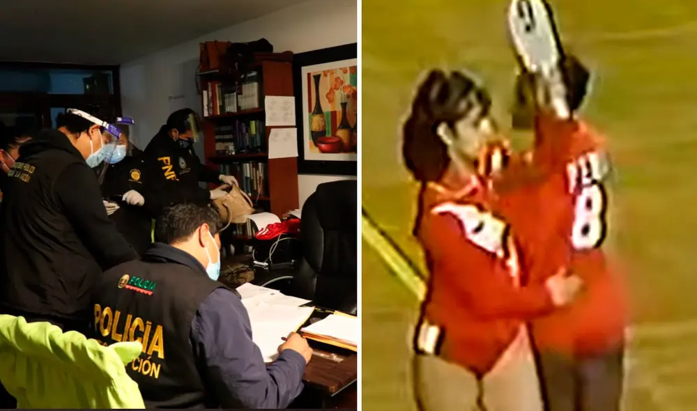 Ana Cecilia Aróstegui y su hijo Sebastián Bazalar Aróstegui fueron detenidos por la PNP. Foto: composición/La República Ana Cecilia Aróstegui y su hijo Sebastián Bazalar Aróstegui fueron detenidos por la PNP. Foto: composición/La República