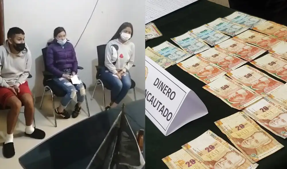 Acusados pedían dinero a las víctimas para poder liberarlas. Foto: PNP / Deysi Portuguez (URPI-LR)