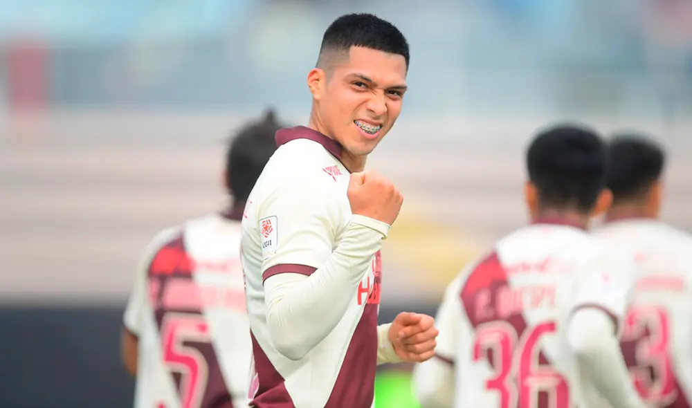 Gerson Barreto marcó un gol en el partido entre Universitario y Alianza Atlético. Foto: Liga de Fútbol Profesional