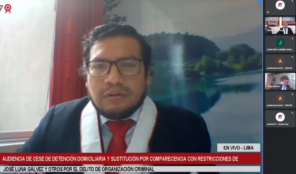 Tercer Juzgado de Investigación Preparatoria evalúa el cese de detención domiciliaria solicitado por José Luna Gálvez. Foto: captura/Justicia TV