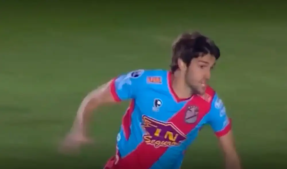 Albertengo abrió el marcador con un disparo desde fuera del área. Foto: captura/ESPN 3