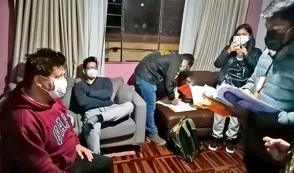Detención. Los implicados fueron sorprendidos durante la madrugada. En la foto, el presunto líder, Pedro Pino Gonzales. Foto: difusión Detención. Los implicados fueron sorprendidos durante la madrugada. En la foto, el presunto líder, Pedro Pino Gonzales. Foto: difusión