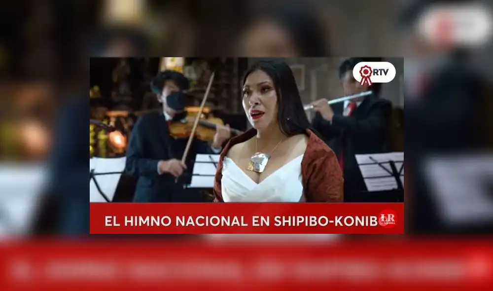 Este 28 de julio, se lanzará una sola interpretación de nuestro himno con todas las versiones presentadas por Gladis Huamán. Foto: La República RTV