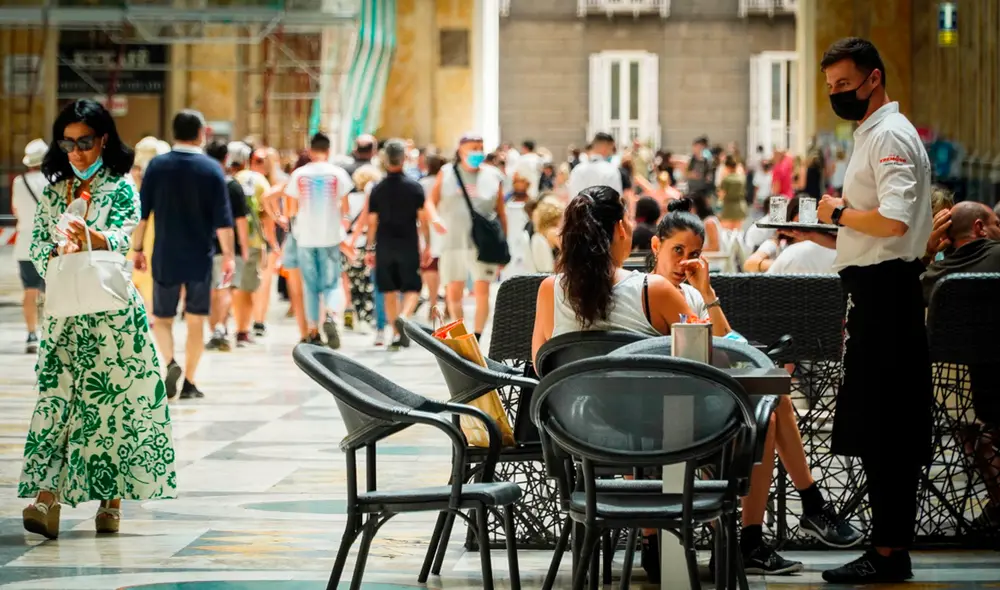El primer ministro, Mario Draghi, defendió el decreto como “una medida que da serenidad”. Foto: EFE El primer ministro, Mario Draghi, defendió el decreto como “una medida que da serenidad”. Foto: EFE