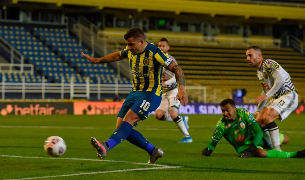 Rosario Central rescató un empate a dos en la ida ante Deportivo Táchira. Foto: Twitter Conmebol Sudamericana Rosario Central rescató un empate a dos en la ida ante Deportivo Táchira. Foto: Twitter Conmebol Sudamericana