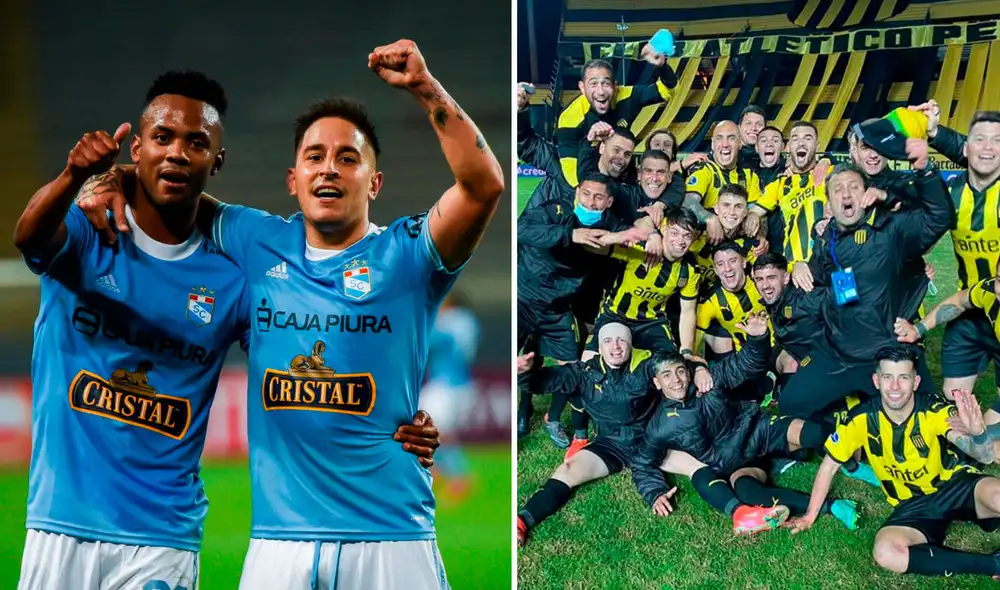 Sporting Cristal Y Peñarol se enfrentarán por cuartos de final, fase que se disputará entre el 11 y 18 de agosto. Foto: composición de La República
