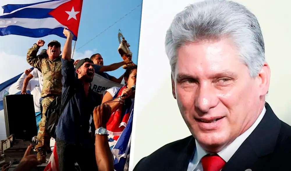 Los gritos de descontento no se detienen en Cuba. Foto: composición LR/EFE/AFP