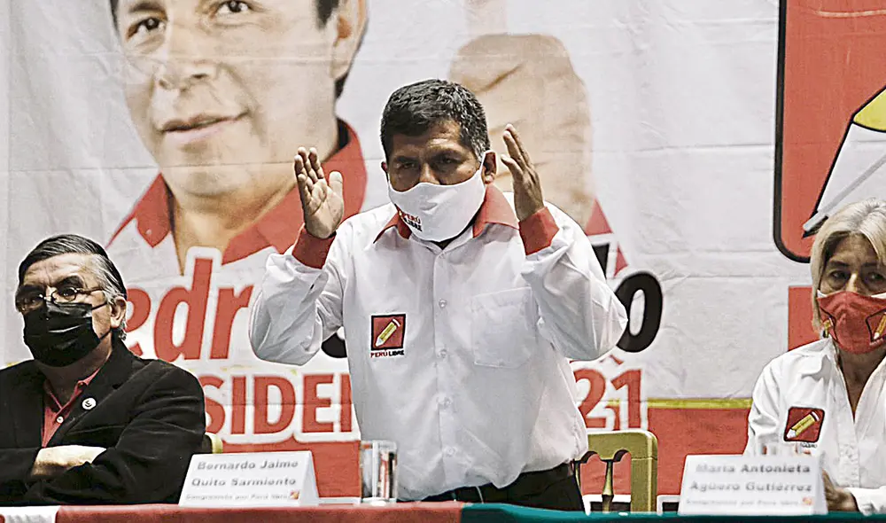 Rol. Según Quito, Vladimir Cerrón tiene derecho de participar en la organización de PL. Foto: difusión