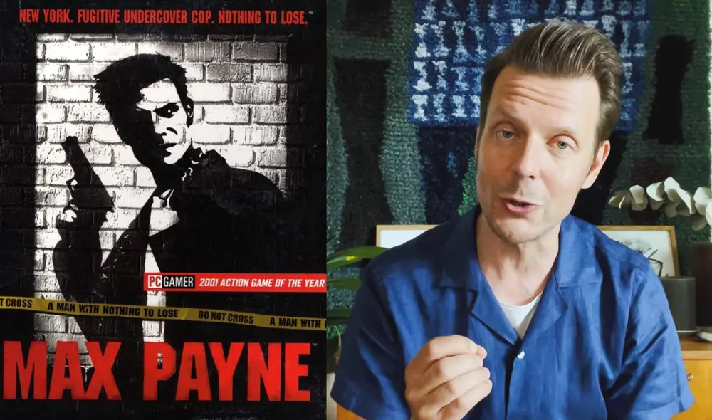 Sam Lake brindó su rostro para el primer Max Payne, debido a la falta de presupuesto de su compañía. Foto: captura de Facebook