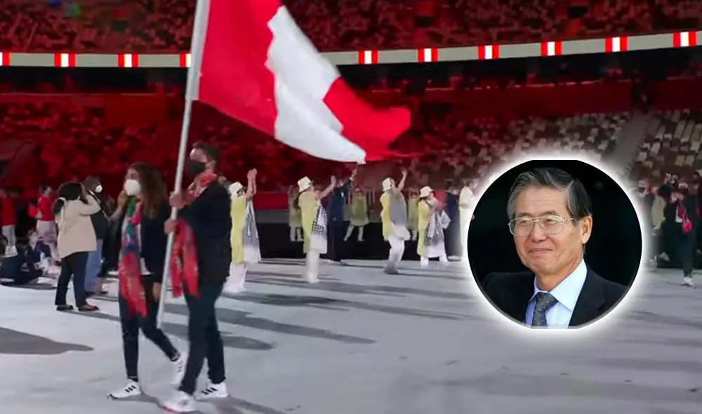 Los abanderados de la delegación peruana fueron Daniella Rosas y Lucca Mesinas. Foto: Composición LR. Los abanderados de la delegación peruana fueron Daniella Rosas y Lucca Mesinas. Foto: Composición LR.