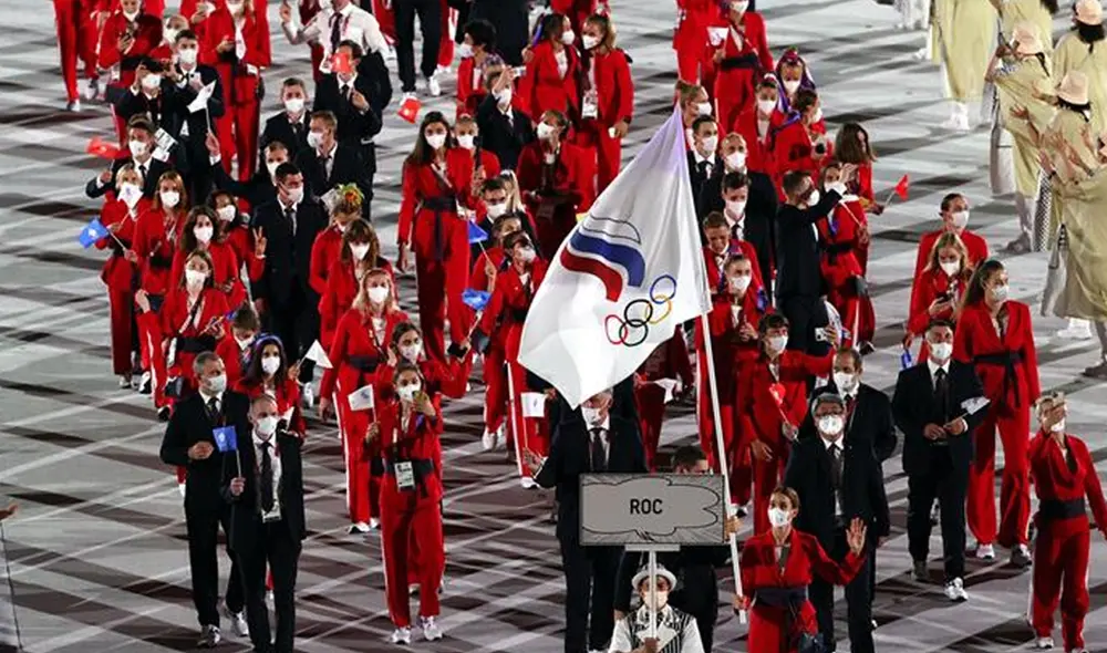 Son 335 deportistas rusos que compiten bajo el nombre Comité Olímpico Ruso (ROC). Foto: EFE Son 335 deportistas rusos que compiten bajo el nombre Comité Olímpico Ruso (ROC). Foto: EFE