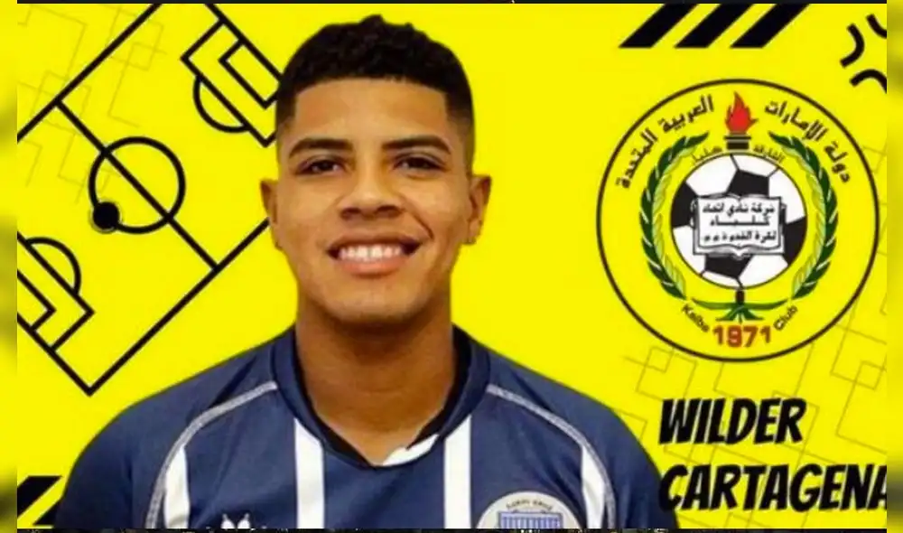 Wilder Cartageno jugó la Copa América 2021 con la selección peruana. Fuente: Ittihad Kalba