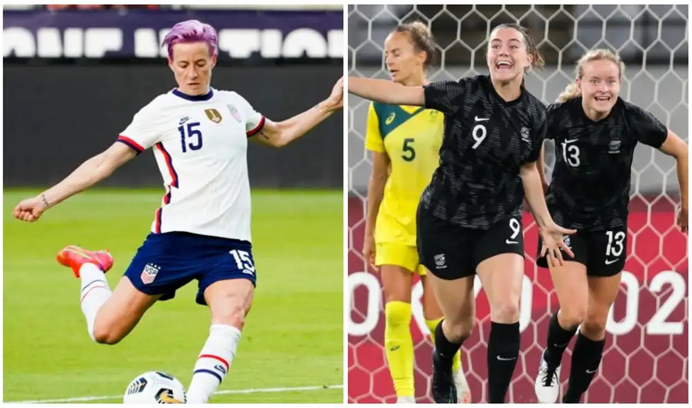 El Estados Unidos vs. Nueva Zelanda en los Juegos Olímpicos se perfila como uno de los duelos más atractivos. Foto: AFP El Estados Unidos vs. Nueva Zelanda en los Juegos Olímpicos se perfila como uno de los duelos más atractivos. Foto: AFP