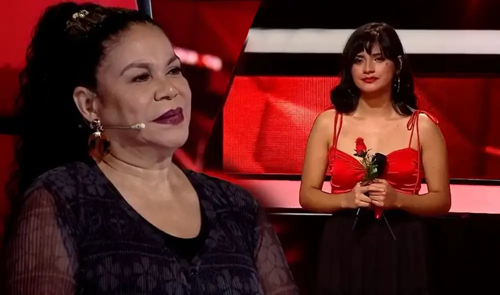 La cantante criolla criticó la falta de dicción de la participante. Foto: captura La voz Perú  / Latina