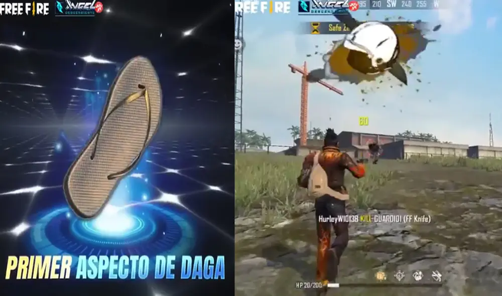 Hasta el 27 de julio, la chancla estará disponible en Free Fire. Foto: Garena Hasta el 27 de julio, la chancla estará disponible en Free Fire. Foto: Garena