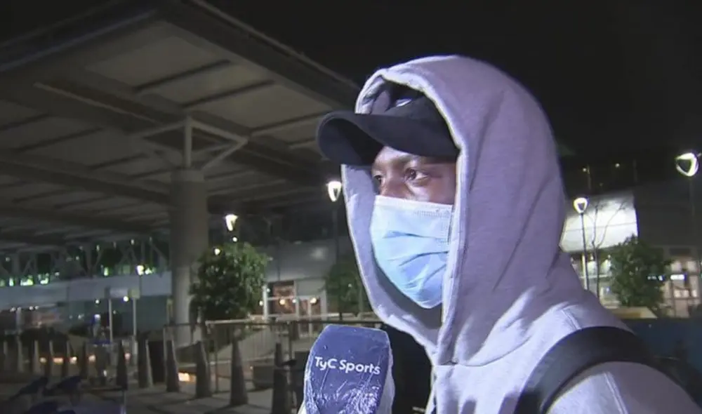 Luis Advíncula declara tras llegada a Argentina. Foto: TyC Sports