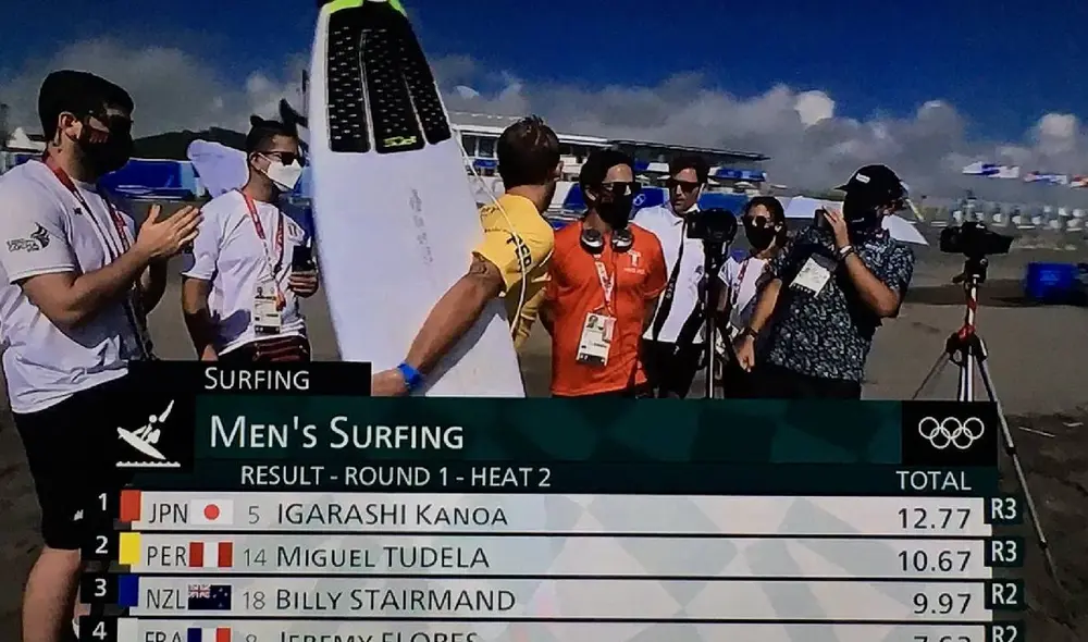 Miguel Tudela avanzó a la siguiente ronda. Foto: captura/Claro Sports Miguel Tudela avanzó a la siguiente ronda. Foto: captura/Claro Sports