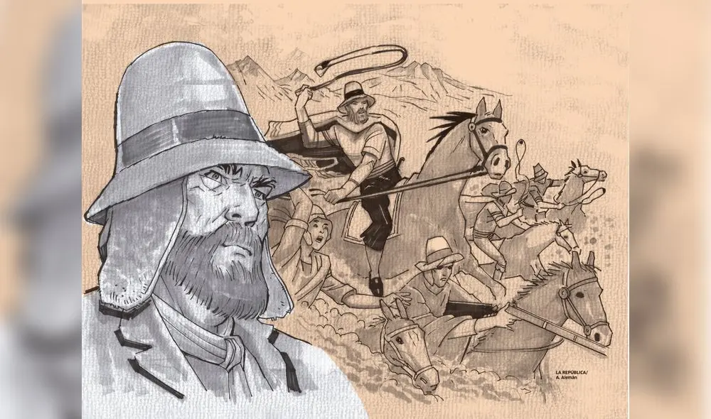 Basilio Auqui y los morochucos de Pampa Cangallo, heroicos peruanos que la historia oficial de la Independencia ha marginado. Ilustración: Alejandro Alemán.