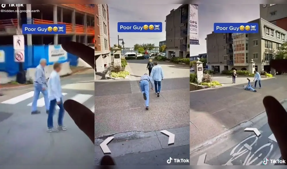 El hecho sucedió en la calle de nombre Lower Water. Foto: captura de TikTok