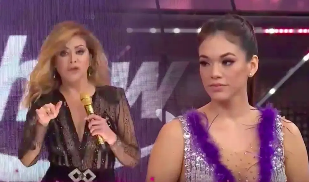 Jazmín Pinedo agradeció el gesto de la presentadora de Reinas del show y se mostró confiada en sus acciones. Foto: captura de América TV