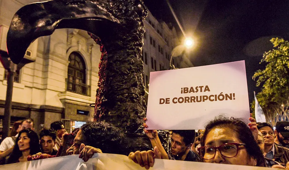 Ciudadanía pide cambios. Las protestas mayormente son contra los actos de corrupción que afectan los fondos públicos. Foto: La República
