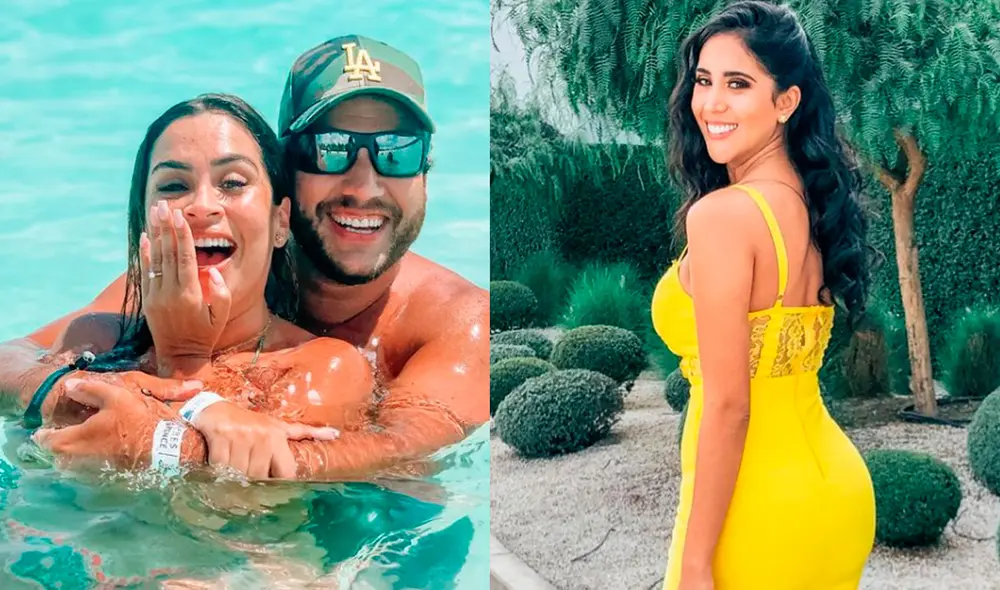 Melissa Paredes felicitó a su amiga y compañera de trabajo Ethel Pozo, por su reciente compromiso con Julián Alexander. Foto: Ethel Pozo / Instagram