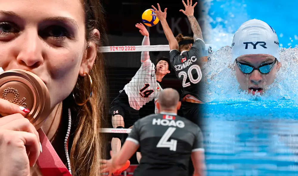 Día 4 de los Juegos Olímpicos Tokio 2020. Foto: AFP/composición