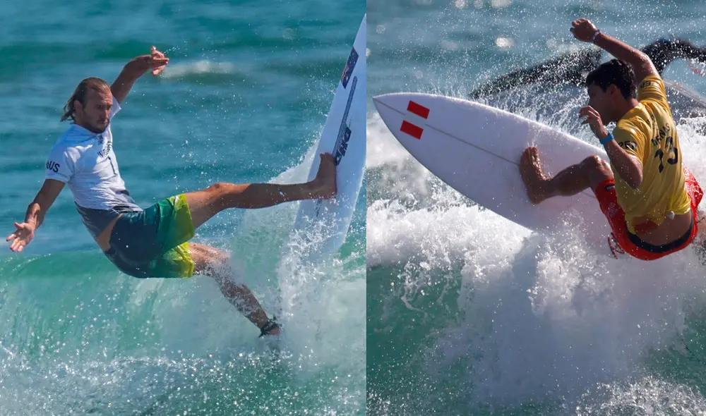 El representante nacional deberá enfrentarse al australiano Owen Wright, uno de los favoritos de Australia para subirse al podio. Foto: composición EFE