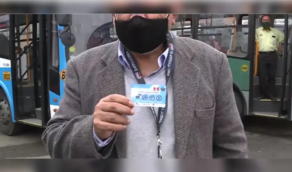 La tarjeta se conecta con la app “Movilízate” Foto: captura América Tv