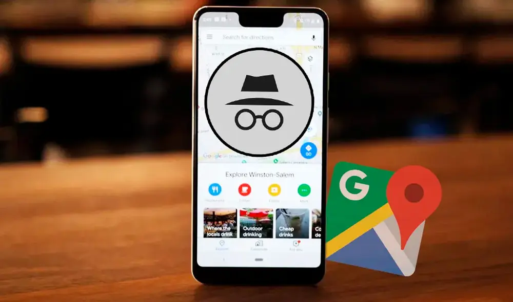 El modo incógnito de Google Maps está disponible en sus versiones para iOS y Android. Foto: Androidphoria El modo incógnito de Google Maps está disponible en sus versiones para iOS y Android. Foto: Androidphoria