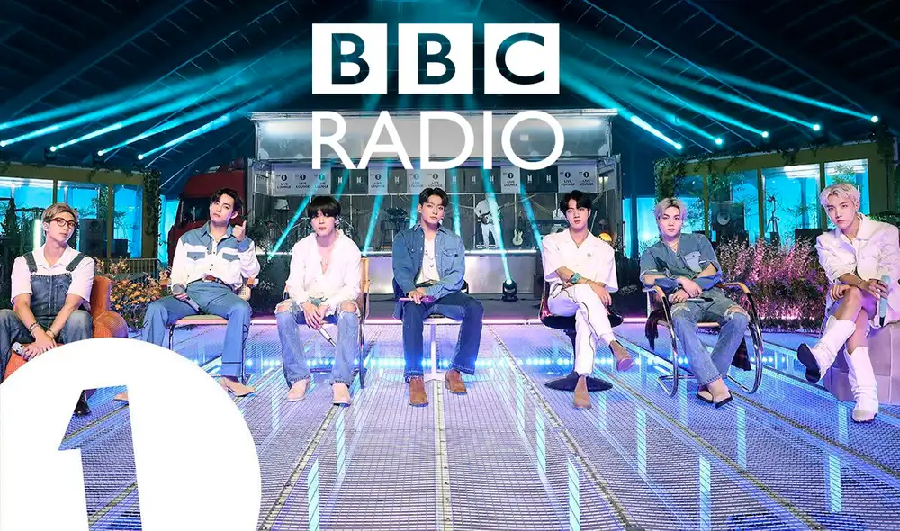 BTS: boyband filmó tres canciones para el programa Live Lounge. Foto: BBC