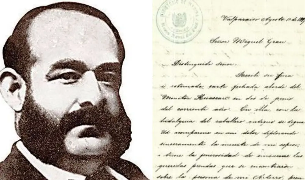 Miguel Grau Seminario fue considerado el 'Caballero de los Mares' en la Guerra del Pacífico. Foto: composición Museo de Grau.