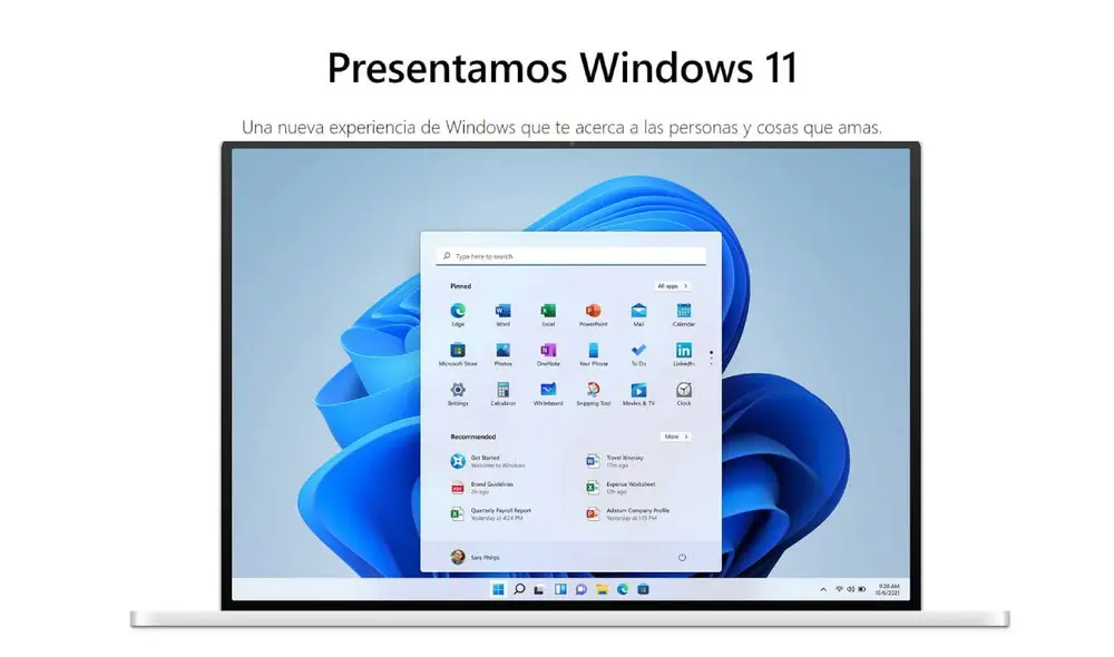 Antes de instalar la beta de Windows 11, asegúrate de tener la versión oficial. Foto: Microsoft.