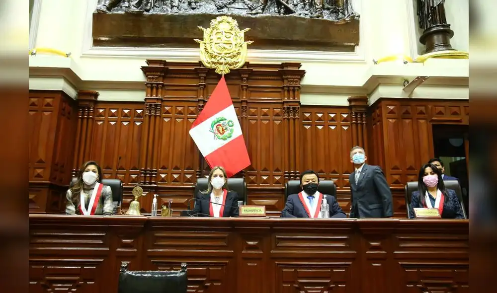 La Mesa Directiva para el periodo parlamentario 2021-2022. Foto: Congreso La Mesa Directiva para el periodo parlamentario 2021-2022. Foto: Congreso
