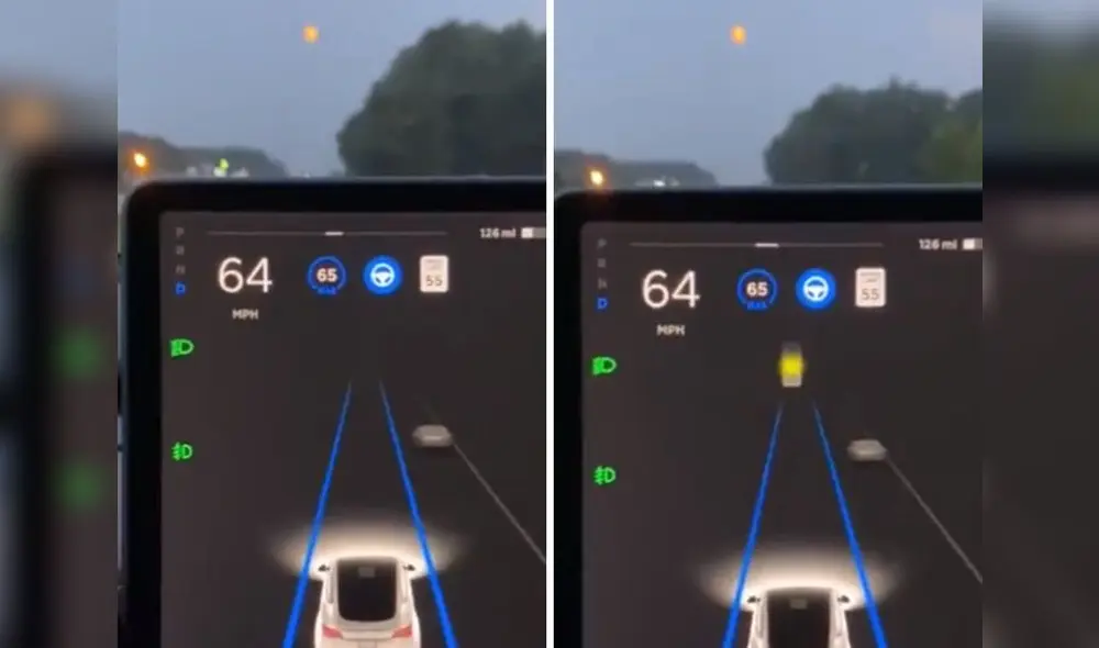 El "piloto automático" es más un software de asistencia a la conducción. Foto: captura de Twitter El "piloto automático" es más un software de asistencia a la conducción. Foto: captura de Twitter