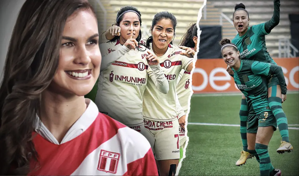 Talia Azcarate fue la primera mujer en comentar un partido internacional. Foto: composición Gerson Cardoso/GLR/FPF