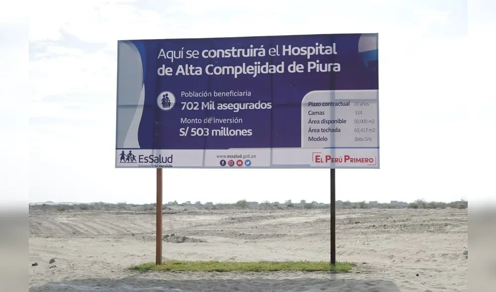 El Hospital de Alta Complejidad de Piura es un proyecto esperado por la región. Foto: Difusión